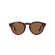 Burberry BE 4359F 399173 Phantos Plastic Brown Sunglasses with Dark Brown Lens