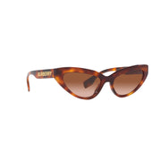 Burberry BE 4373U 331613 Cat Eye Plastic Pattern Sunglasses with Brown Gradient Lens