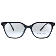 Bvlgari BV 4178 501 Rectangle Plastic Black Eyeglasses with Logo Stamped Demo Lenses