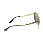 Bvlgari BV 6083 20145A Cat-Eye Metal Gold Sunglasses with Gold Mirror Lens