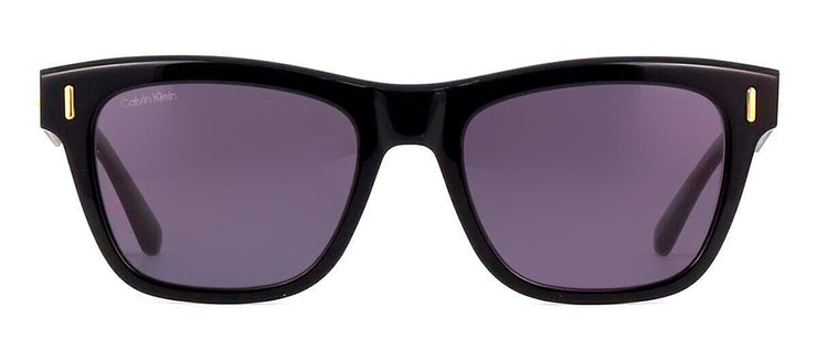 Calvin Klein CK 21526S 001 Rectangle Plastic Black Sunglasses with Grey Lens