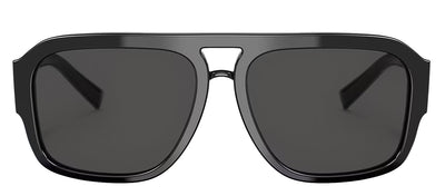 Dolce & Gabbana DG 4403 501/87 Aviator Plastic Black Sunglasses with Grey Lens