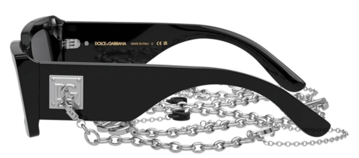 Chic Black Sunglasses DOLCE & GABBANA 4416 501/6G DG 4416 Sunglasses: Dolce & Gabbana Black – Shop Today main image 3