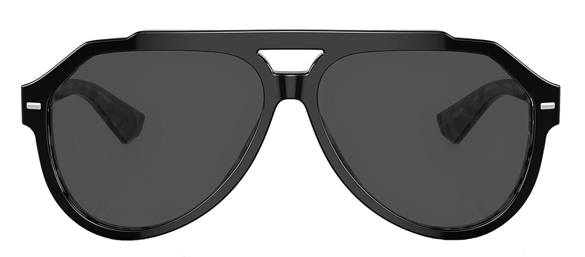 Dolce and Gabbana White Aviator Sunglasses Dolce and Gabbana White Sicilian Lace Sunglasses  main image 2