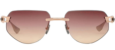 Dita DT DTS164 A-03 Rimless Metal Gold Sunglasses with Rose Gradient Lens