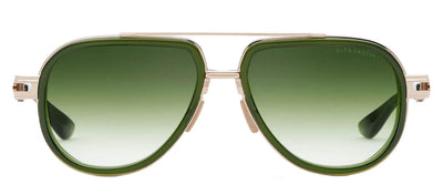 Dita DT DTS441 A-03 Aviator Metal Gold Sunglasses with Green Gradient Lens