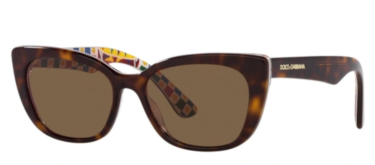 Dolce & Gabbana KIDS DX 4427 Plastic Cat-Eye Sunglasses Dolce & Gabbana Kids DX 4427 337119 49 Children sunglasses - main image 3