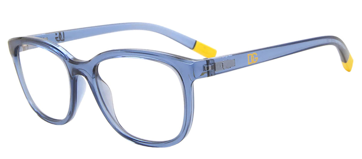 Dolce & Gabbana KIDS DX 5094 3009 Opal Azure Plastic Rectangle Eyeglasses 48mm Dolce & Gabbana DX5094 3009 Eyeglasses Youth Boy main image 4