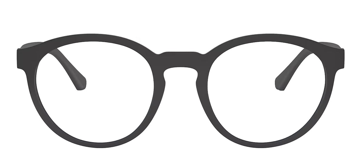 Emporio Armani EA 4152 58011W Matte Black Plastic Phantos Sunglasses Clear Lens Emporio Armani EA4152 w/Clip-On Tortoise Prescription Eyeglasses main image 4