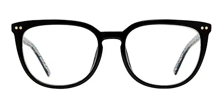 Kate Spade KS Albi/BB 807 Square Plastic Black Eyeglasses with Clear Blue Block Lens