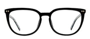 Kate Spade KS Albi/BB 807 Square Plastic Black Reading Glasses with Clear Blue Block Lens
