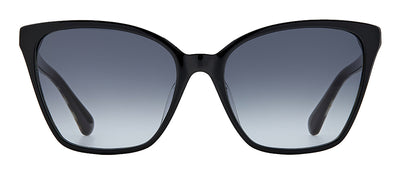 Kate Spade KS Amiyah/G/S 807 Cat-Eye Plastic Black Sunglasses with Grey Gradient Lens