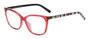 Kate Spade KS Aubree 0T7 Cat-Eye Plastic Red Eyeglasses with Clear Blue Block Coating Lens