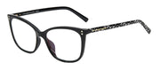 Kate Spade KS Aubree 807 Cat-Eye Plastic Black Eyeglasses with Clear Blue Block Coating Lens