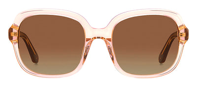 Kate Spade KS Babbette/G/S 35J Square Plastic Pink Sunglasses with Brown Gradient Lens