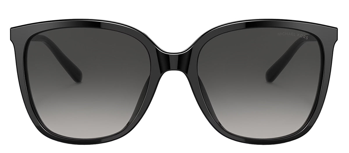 Michael Kors MK 2137U 30058G Black Plastic Square Sunglasses Grey Gradient Lens Michael Kors MK 2137U 30058G Black Plastic Square Sunglasses  main image 3