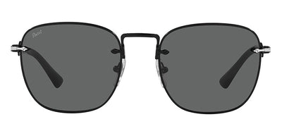 Persol PO 2490S 1078B1 Square Metal Black Sunglasses with Grey Lens