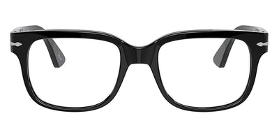 Persol PO 3252V 95 Pillow Plastic Black Eyeglasses with Logo Stamped Demo Lenses