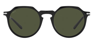 Persol PO 3281S 95/31 Phantos Plastic Black Sunglasses with Green Lens