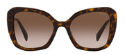 Prada PR 03YS 2AU6S1 Butterfly Plastic Tortoise Sunglasses with Brown Gradient Lens
