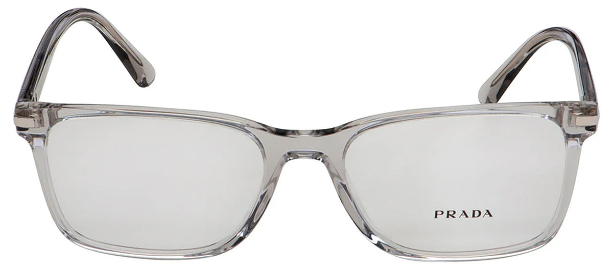 Prada PR 14WV U431O1 Crystal Grey Plastic Rectangle Eyeglasses 56mm Prada PR 14WV U431O1 Crystal Grey Plastic Rectangle  main image 4