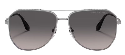 Prada PR 63XS 5AV09G Navigator Metal Gunmetal Sunglasses with Grey Gradient Lens