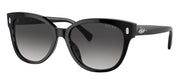 Ralph by Ralph Lauren RA 5305U 50018G Cat-Eye Plastic Black Sunglasses with Grey Gradient Lens