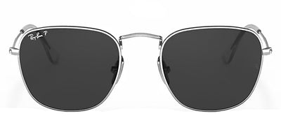 Ray-Ban RB 8157 920948 Square Metal Silver Sunglasses with Black Polarized Lens