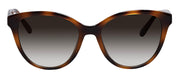 Salvatore Ferragamo SF 1073S 240 Butterfly Plastic Tortoise Sunglasses with Grey Gradient Lens