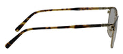 Salvatore Ferragamo SF 2170 017 Rectangle Metal Black Shiny Gold Eyeglasses with Logo Stamped Demo Lenses