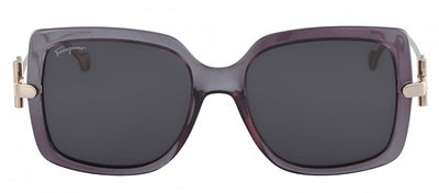 Salvatore Ferragamo SF 913S 057 Square Plastic Grey Sunglasses with Grey Lens