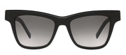 Saint Laurent MONOGRAM SL M106 002 Cat-Eye Plastic Black Sunglasses with Grey Gradient Lens
