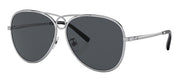 Tory Burch TY 6093 331187 Pilot Metal Silver Sunglasses with Gray Gradient Lens