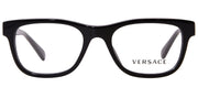 Versace Kids VK 3325U GB1 Square Plastic Black Eyeglasses with Logo Stamped Demo Lenses