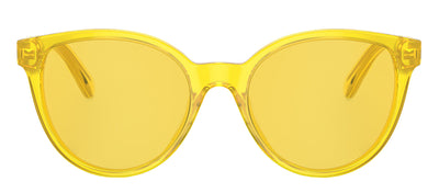 Versace KIDS VK 4427U 5374C9 Round Plastic Yellow Sunglasses with Yellow Mirror Lens