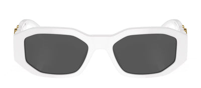 Versace KIDS VK 4429U 314/87 Irregular Plastic White Sunglasses with Grey Lens