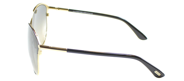 Tom Ford Penelope TF 320 28B Cat-Eye Metal Black Sunglasses with Grey Gradient Lens
