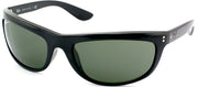 Ray-Ban Balorama RB 4089 601/58 Sport Plastic Black Sunglasses with Grey / Green Polarized Lens
