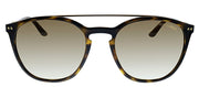 Giorgio Armani AR 8088 502673 Oval Plastic Havana Sunglasses with Brown Lens