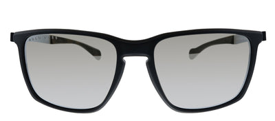 Hugo Boss BOSS 1114/S O6W Rectangle Plastic Black Sunglasses with Grey Lens
