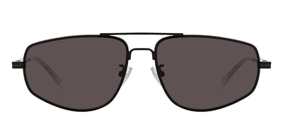Bottega Veneta BV 1125S Pilot Metal Black Sunglasses with Grey Lens