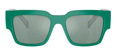Dolce & Gabbana DG 6184 331182 Square Plastic Green Sunglasses with Green Mirror Lens