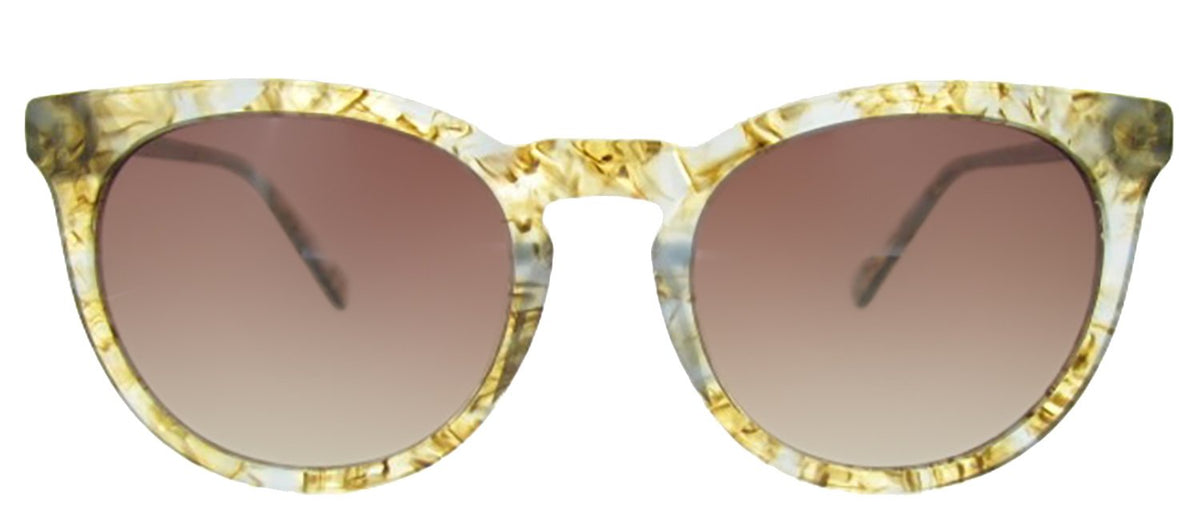 Ellen Cateye Gold Metal Frame Glasses
