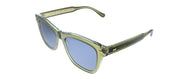 Gucci GG 0910S 002 Square Acetate Green Sunglasses with Blue Lens