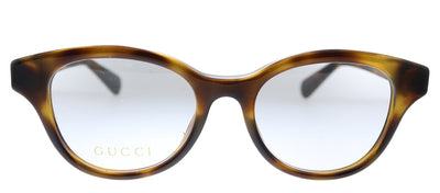 Gucci GG 0924O 002 Round Acetate Havana Eyeglasses with Demo Lens