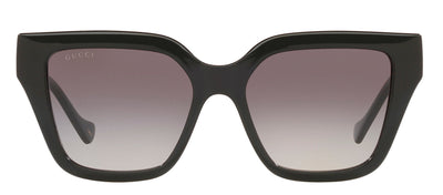 Gucci GG 1023S 008 Cat-Eye Plastic Black Sunglasses with Grey Gradient Lens