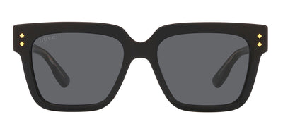 Gucci GG 1084S 001 Square Plastic Black Sunglasses with Grey Lens