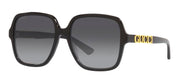 Gucci GG 1189S 002 Square Plastic Black Sunglasses with Grey Gradient Lens