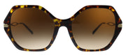 Coach C3345 HC 8315 512074 Geometric Plastic Havana Sunglasses with Brown Gradient Lens