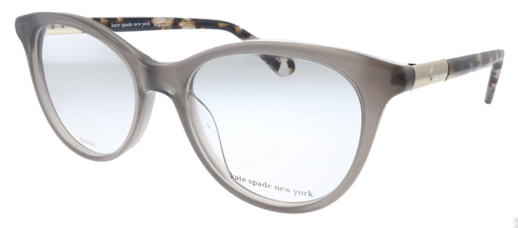 Kate Spade KS Caelin KB7 Cat-Eye Plastic Gray Eyeglasses with Demo Lens